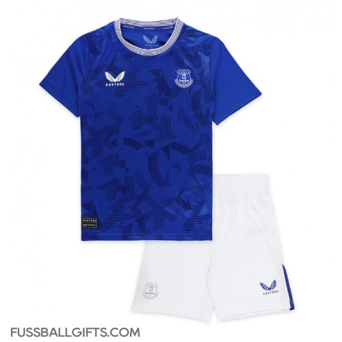 Everton Fußballbekleidung Heimtrikot Kinder 2024-25 Kurzarm (+ kurze hosen)